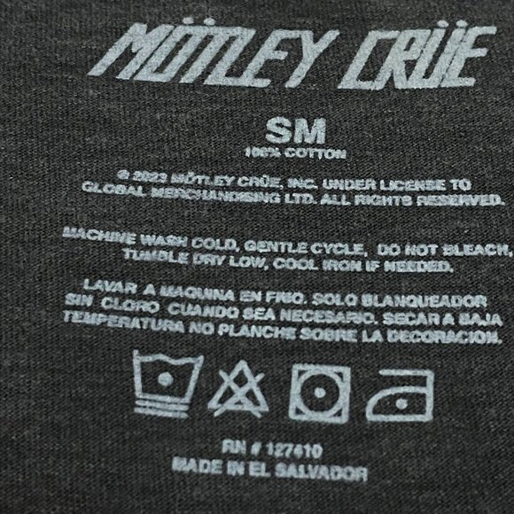 Mötley Crüe Girls, Girls, Girls World Tour T-shirt size Small - Picture 2 of 7